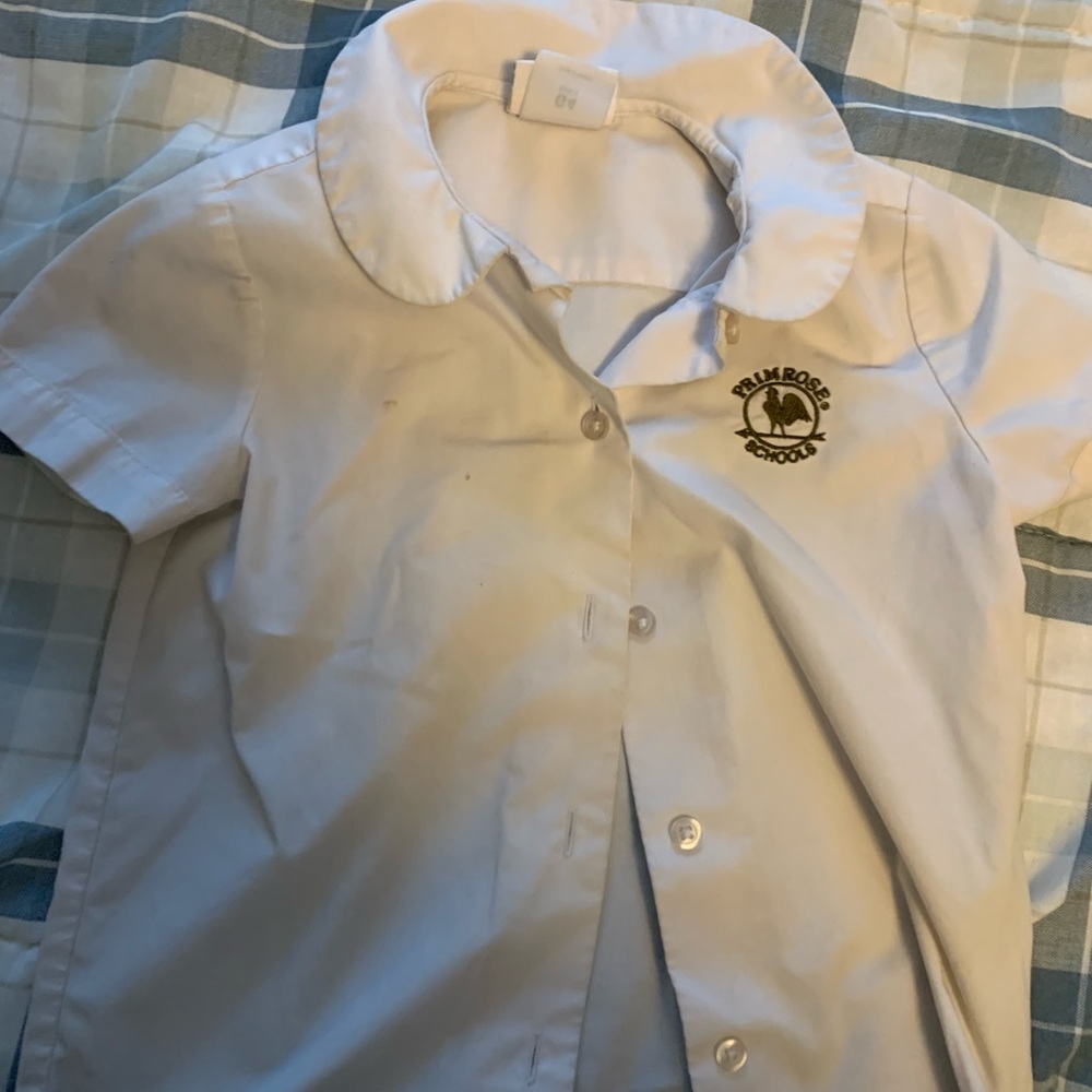 Promise schools uniform Peter Pan collar shirt G4